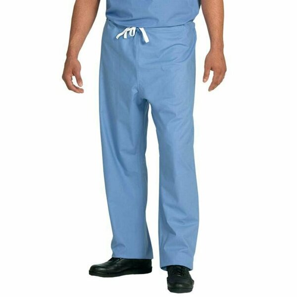 Fashionpoly Unisex Pants Scrub, Drawcord, Ciel Blue, 3XL FSPCB3XL